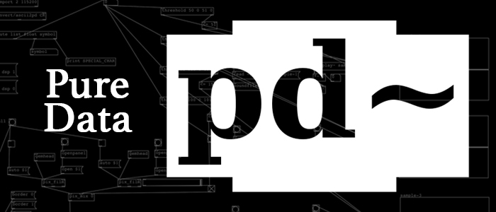 Logo de Pure Data dentro de un cuadrado